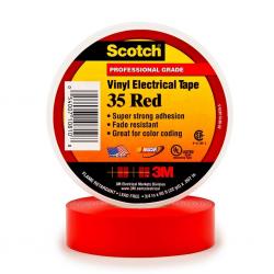 VINYL COLOR CODING TAPE  RED  3/4IN X 66FT