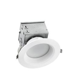 OSTWIN LED Round Downlight with Junction box 4' 10W 800lm Dimmable 4000K White
