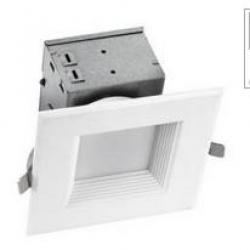 LED Square Downlight with Junction box 4' 10W 750lm Dimmable