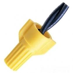 WINGTWIST WIRE CONNECTOR, WT51, YELLOW, 100/BOX