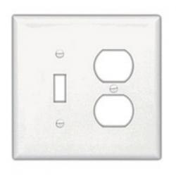 Wallplate 2G Toggle/Deco Poly Mid IV