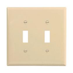 Wallplate 2G Toggle Poly Mid IV