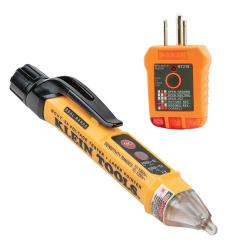 Electrical Tester Kit with Dual-Range NCVT and GFCI Receptacle Tester