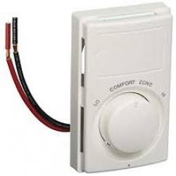 SPST SNAP ACTION LINE VOLTAGE THERMOSTAT RATED 22 AMPS AT 120-240V, 18 AMPS AT 277V