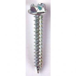 8 X 1 HEX WASHER HEAD SLOTTED/PHILLIPS SHEET METAL SCREWS