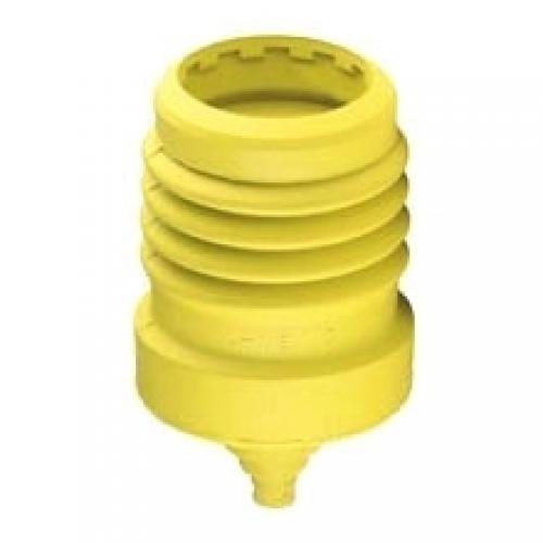 Boot 20/30A 4/5W HartLock Plg 2-5/16" YL