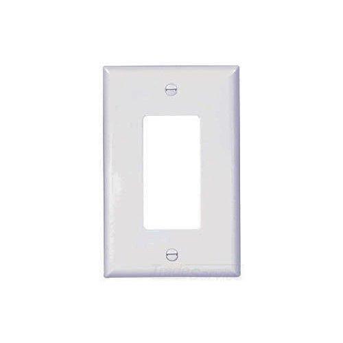 WALLPLATE 1G DECORATOR POLY MID WH