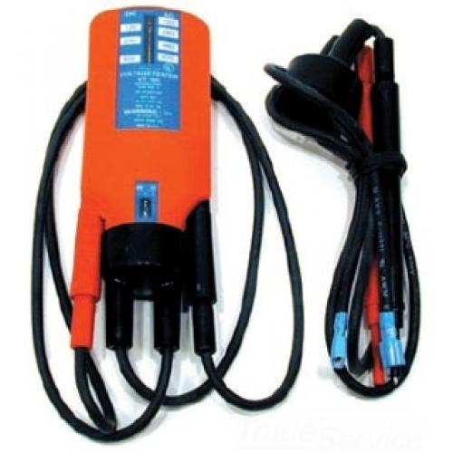 SOLENOID TYPE VOLTAGE TESTER STANDARD PRODS, REPLACEABLE LEADS, 80 TO 600 VAC/DC