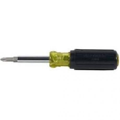 5-IN-1 SCREWDRIVER/NUT DRIVER, YELLOW AND BLACK