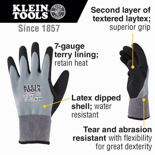 Coated Thermal Gloves XL Xtra-Large