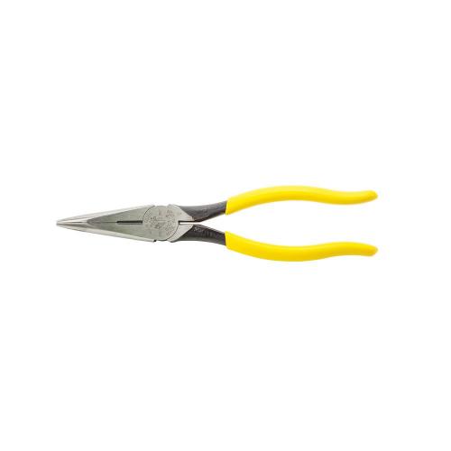 8IN LONG NOSE PLIERS SIDE CUTTING