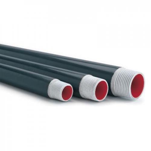 1 Inch PVC Coated Galvanized Rigid Conduit {1 COUPLING WITH EACH STICK OF PIPE}